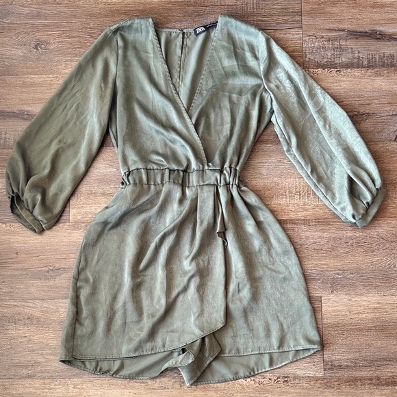 Zara Pants - Zara Sage Green Romper| XS